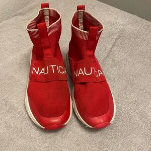 Nautica Red Slip-On Sneakers